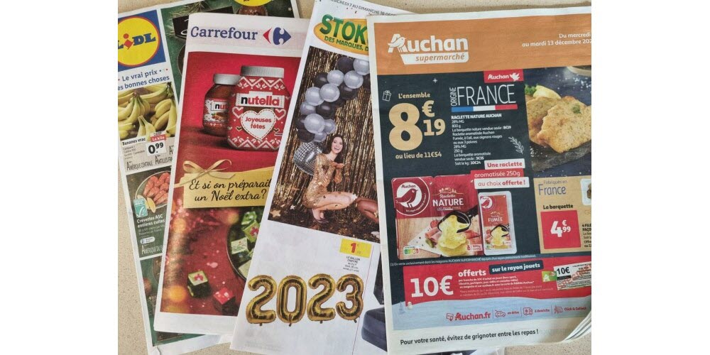 Le journal (Décembre 2022) - Prospectus publicitaires des supermarchés : c'est vraiment la fin ?