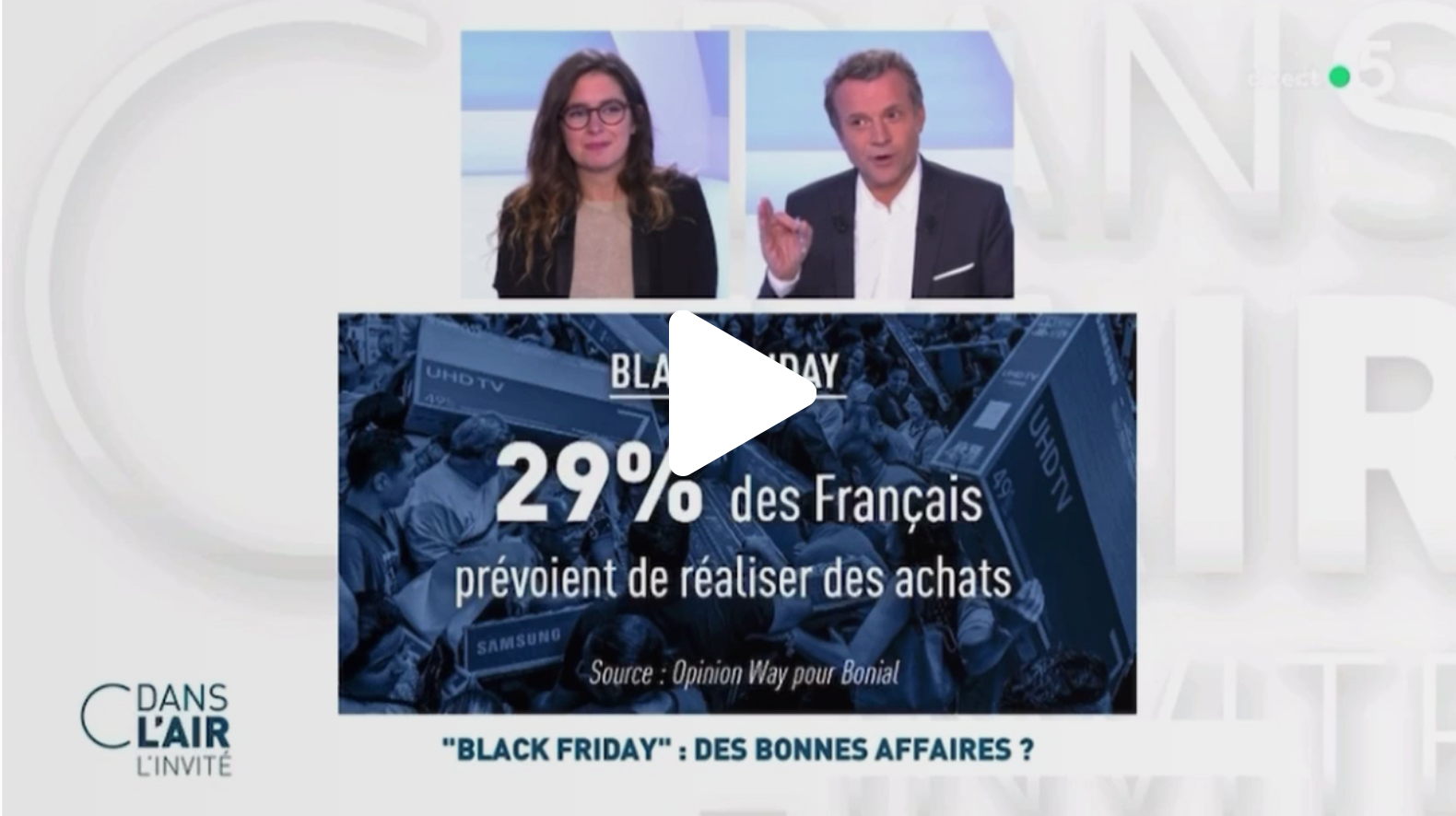 France 5 (Nov 2024) - C dans l'air : Black Friday, de bonnes affaires ?